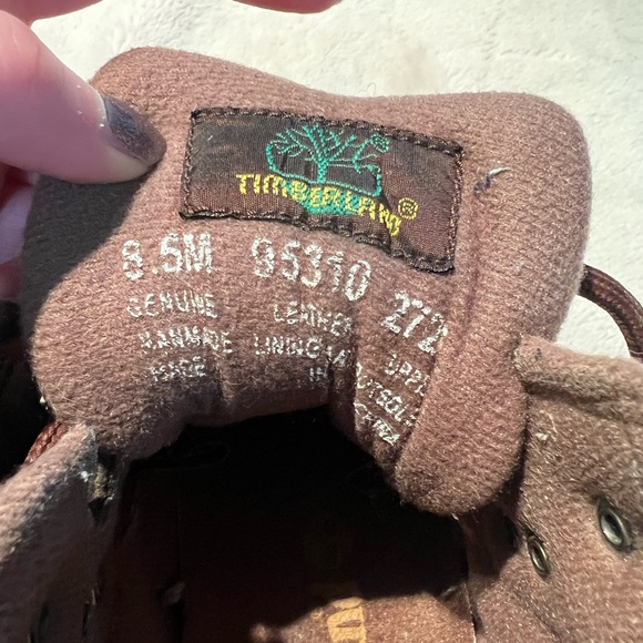 Timberland Womens Euro Hiker BOOTS Style 95310 Brown Leather US Size 8.5 - Picture 5 of 7